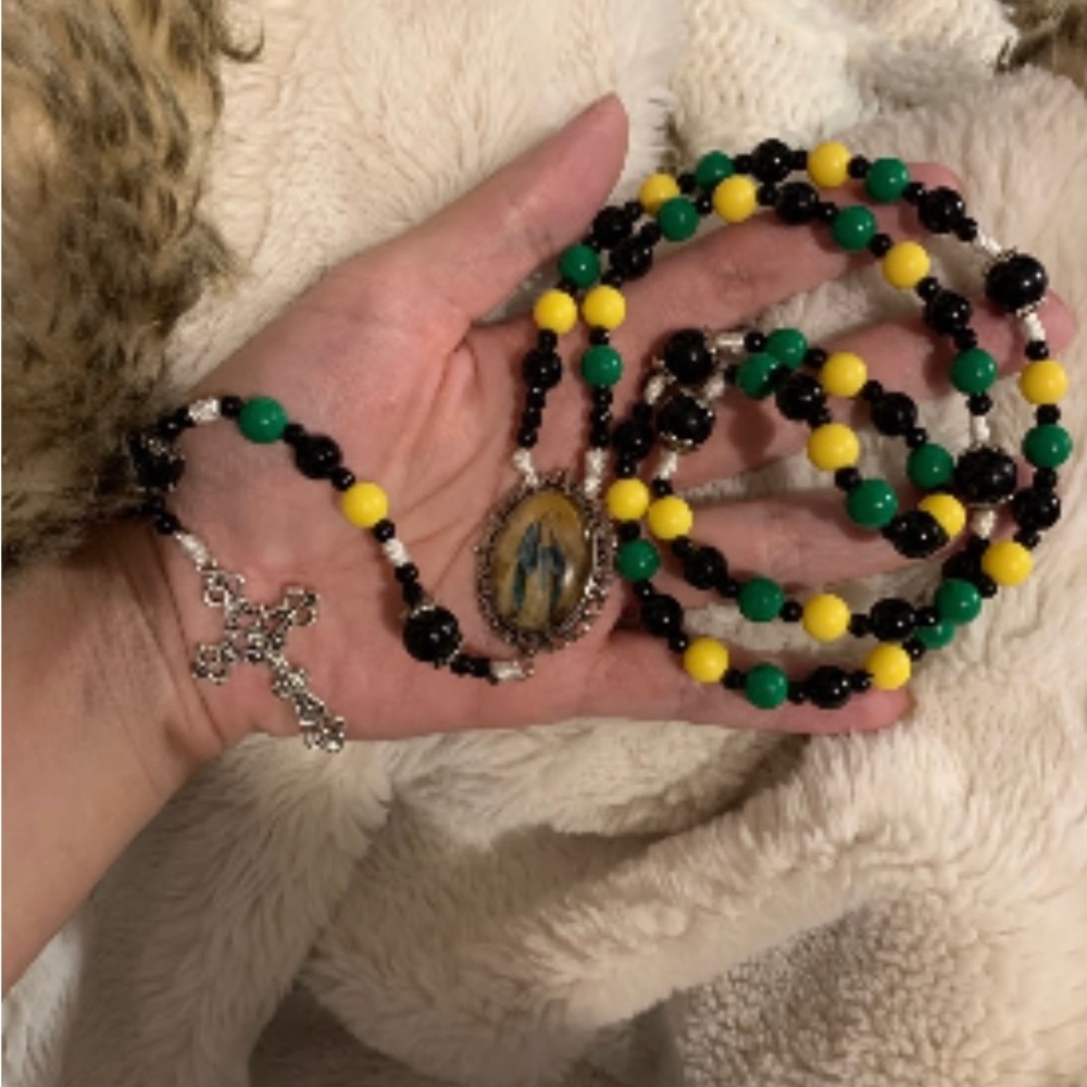 Our lady of assumption Jamaican inspired rosary
